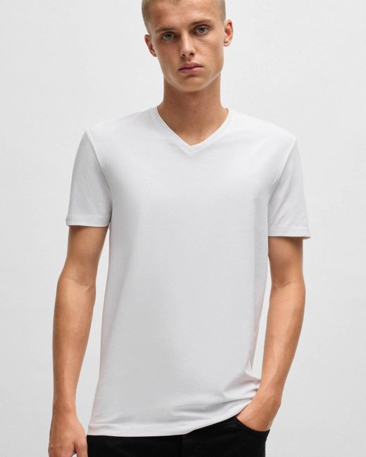 HUGO Black V 2-Pack V-Neck T-Shirts for men