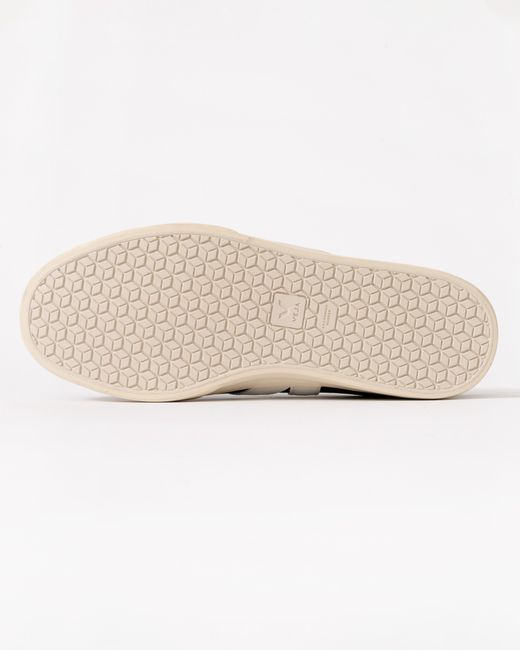 Veja Black Campo Leather Trainers for men