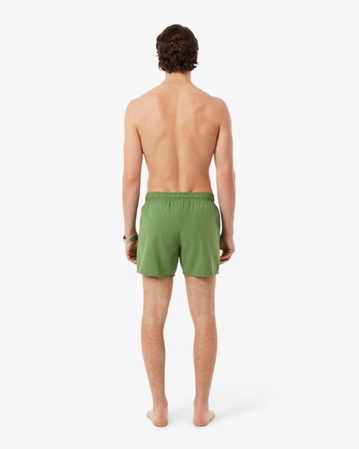 Lacoste Green Light Quick-Dry Swim Shorts for men
