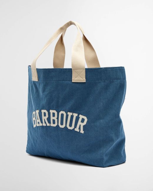 Barbour Blue Emily Tote Bag