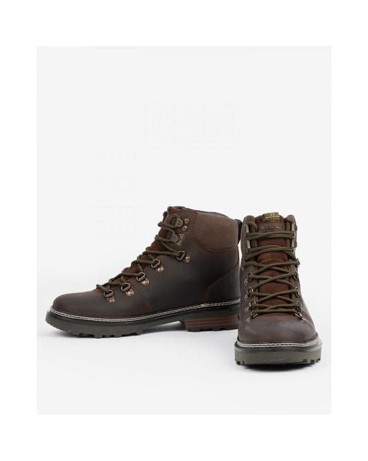 Barbour Brown Belgrave Hiking Boots