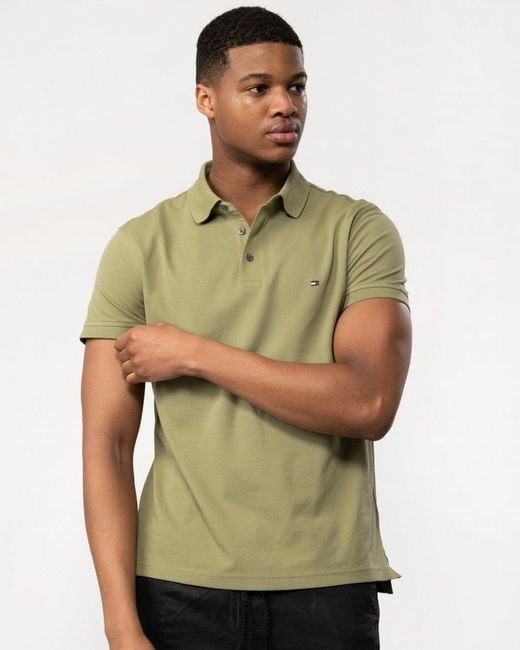 Tommy Hilfiger Green Core 1985 Slim Polo Shirt for men