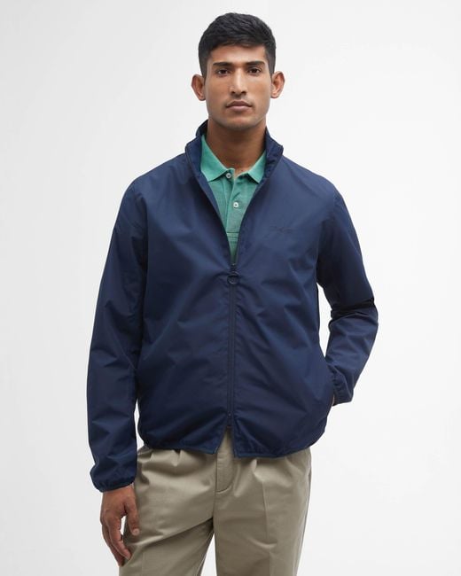 Barbour Blue Korbel Waterproof Jacket for men