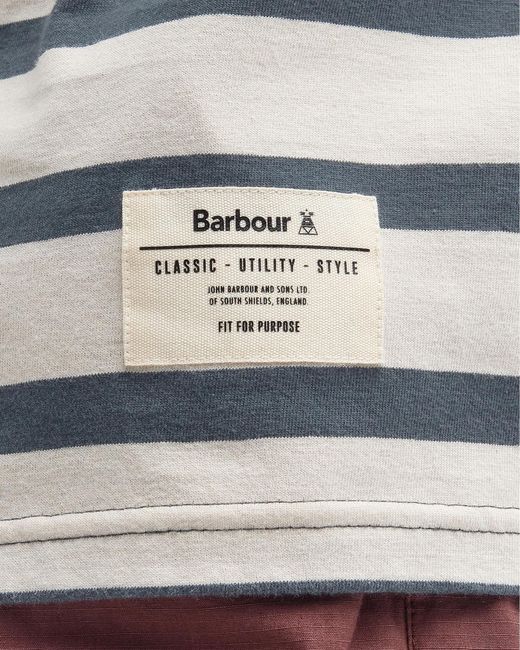 Barbour Gray Handale Stripe Tailored for men