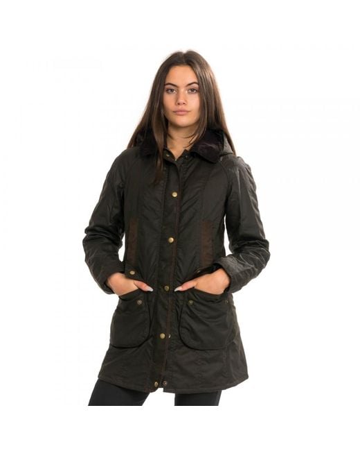 Barbour Bower Wax Jacket in Olive (Green) | Lyst Canada
