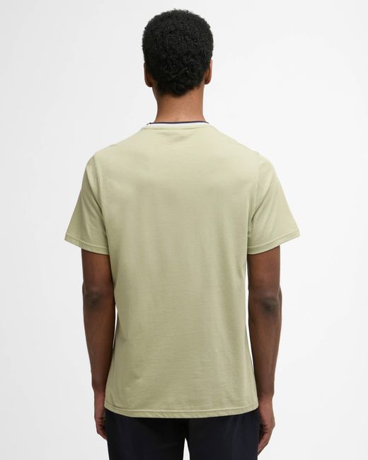 Barbour Green Cornsay Tailored T-Shirt for men