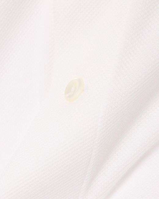 Lacoste White Original L.12.12 Long Sleeve Cotton Polo Shirt for men
