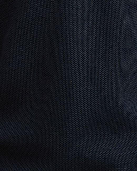 Barbour Blue Essential Honeycomb Half Zip Sweater for men