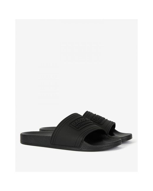 Barbour Sliders in Black for Men Lyst Canada