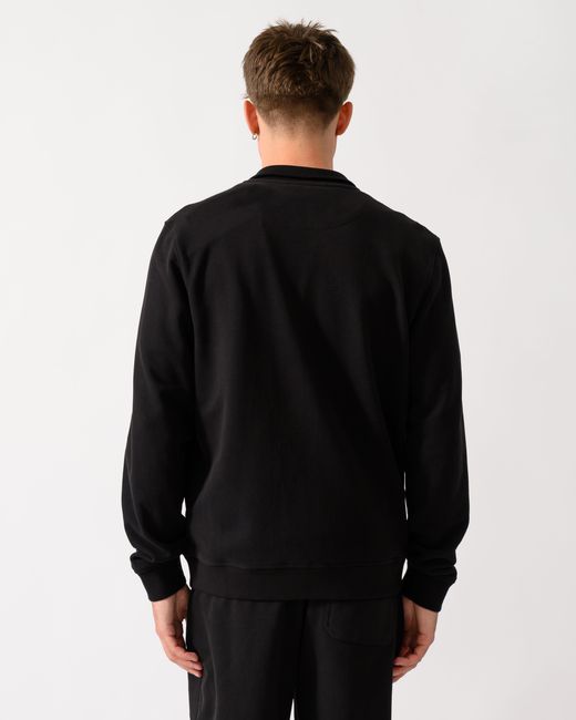 Belstaff Black Logo Full Zip Sweatshirt for men