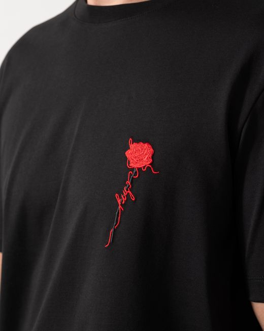 HUGO Black Diflow T-Shirt for men