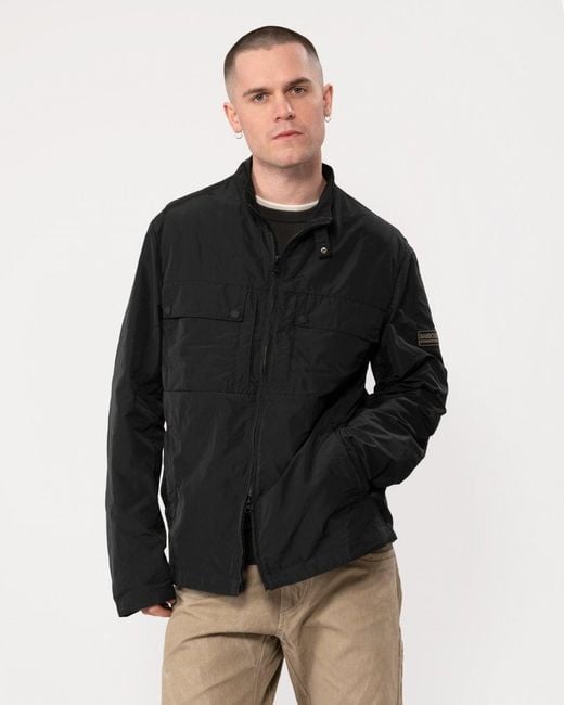 Barbour Black Morley Casual Jacket for men