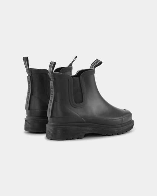 Ilse Jacobsen Black Rub Chelsea Wellies
