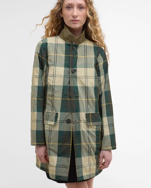 Barbour Green Babbity Reversible Showerproof Jacket
