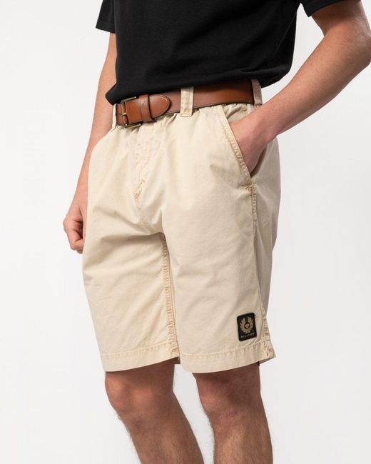 Belstaff Natural Dalesman Shorts for men