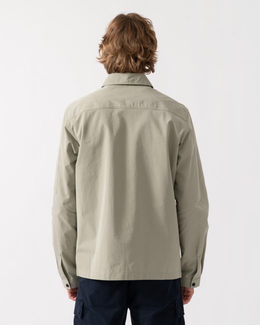 HUGO Natural Emmond Zip Overshirt for men