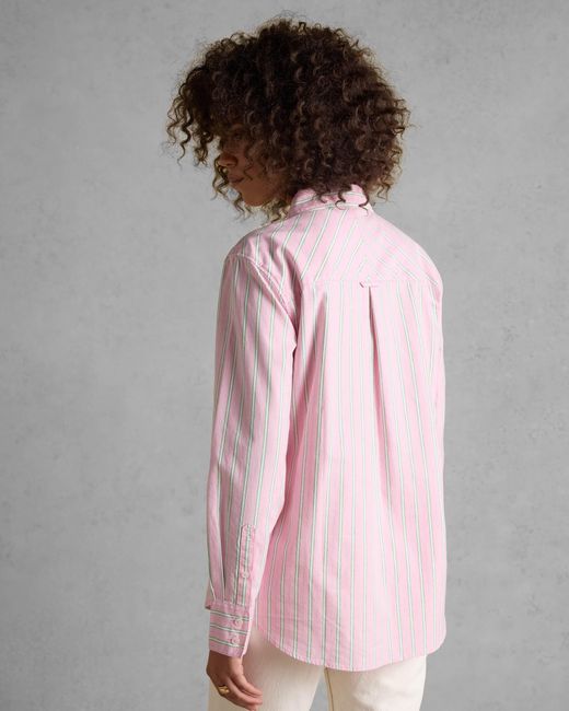 Joules Multicolor Boyfriend Oxford Shirt