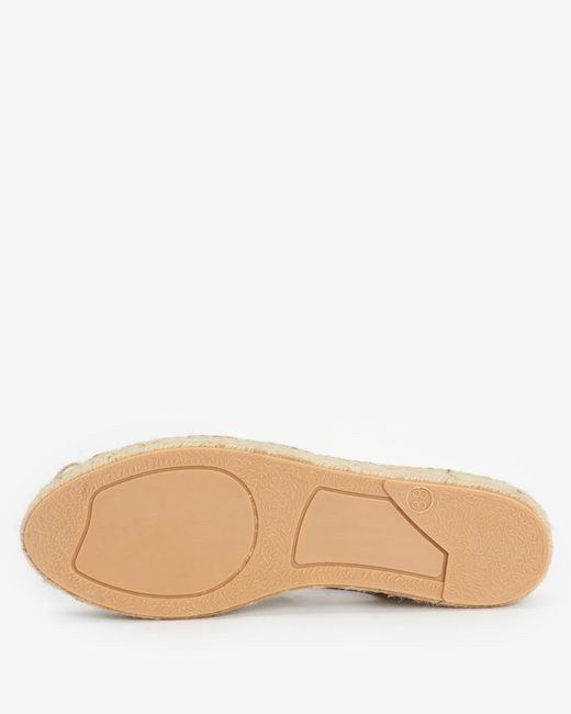 Barbour Brown Paloma Platform Espadrille