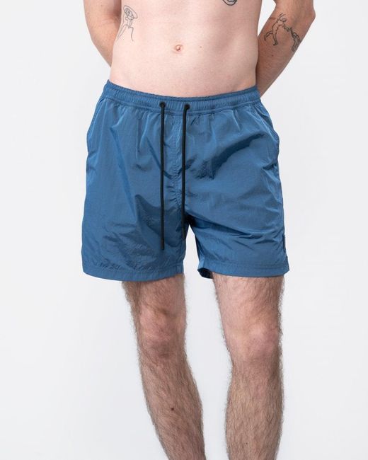 Belstaff Blue Clipper Swim Shorts for men