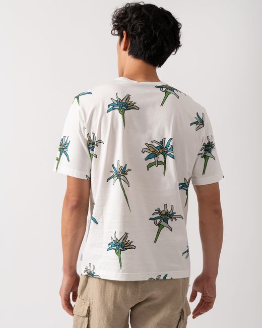 Paul Smith Multicolor Ps Casual Fit Flower T-Shirt for men