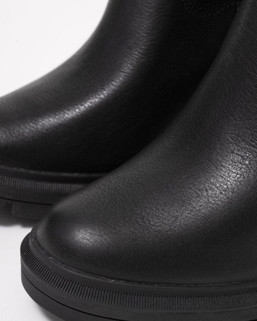 Timberland Black Allington Heights Mid Zip Up Boots