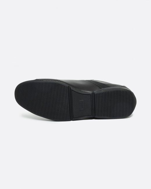 Boss Black Saturn Leather Lux Low Profile Trainers for men