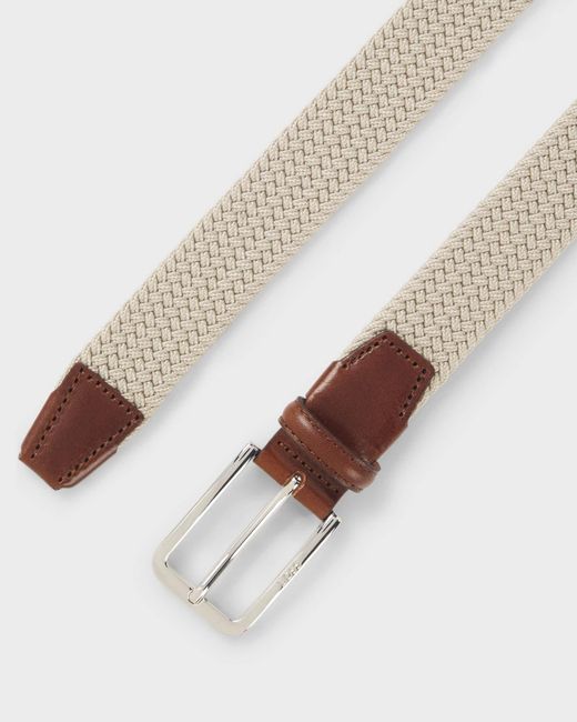Boss Brown Clorio Fabric Belt for men