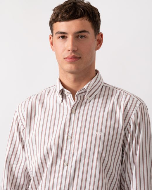 Boss Multicolor Ricoplus Long Sleeve Shirt for men