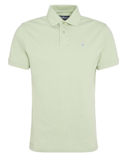 Barbour Green Sports Polo Shirt for men