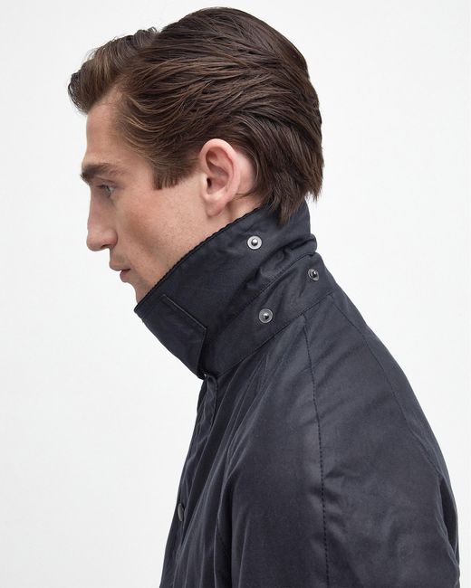 Barbour Blue Ashby Wax Jacket for men