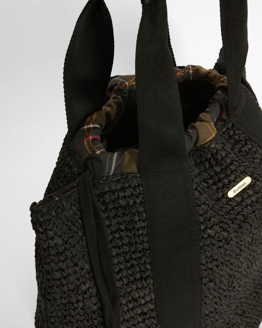 Barbour Black Lily Beach Tote