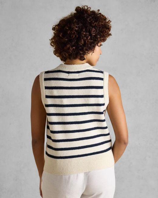 Joules Gray Holly Crew Neck Knit Tank Top