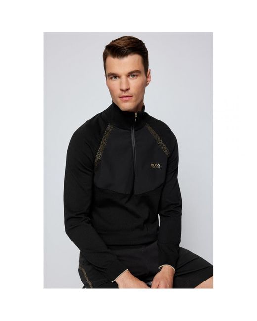 hugo boss quarter zip