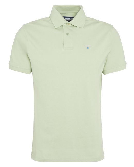 Barbour Green Sports Polo Shirt for men