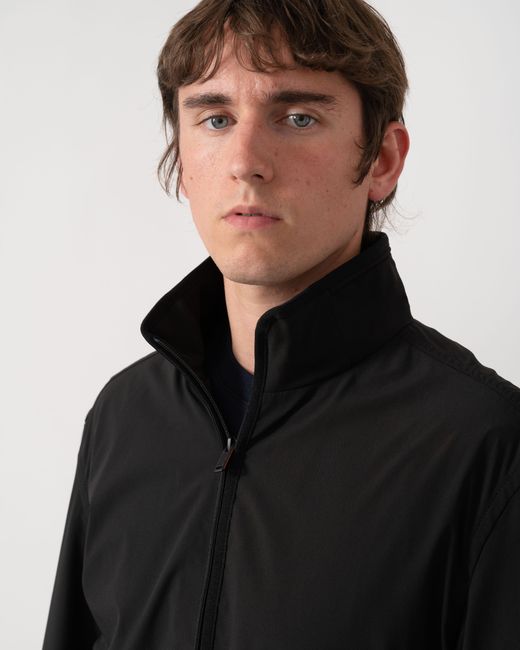 Boss Black Olik Water-Repellent Softshell Jacket With Detachable Sleeves for men