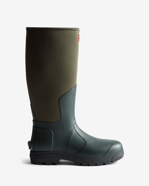 Hunter Black Balmoral Neoprene Tall Boot