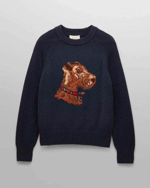 Joules Blue Monty Dog Jumper
