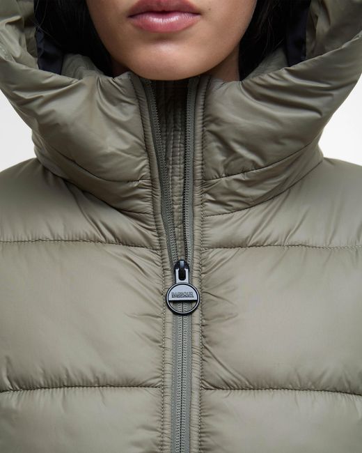 Barbour Gray Olivios Puffer Jacket
