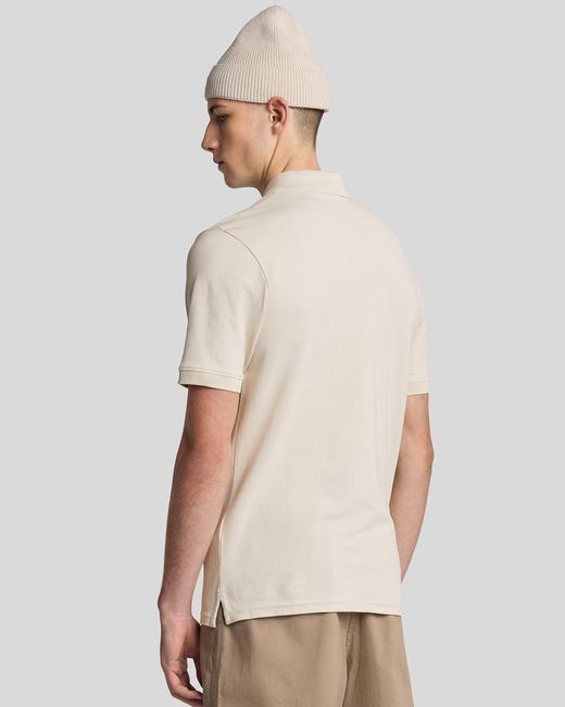 Lyle & Scott Natural Cotton Polo Shirt for men