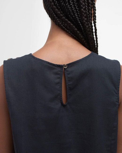 Barbour Blue Lucy Sleeveless Top