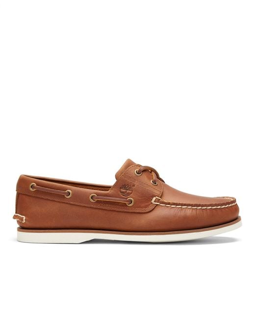 Timberland Brown Classic 2-eye Boat Shoe for men