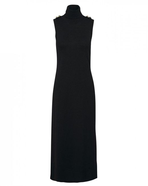 Barbour Blue Rosbern Knitted Midi Dress