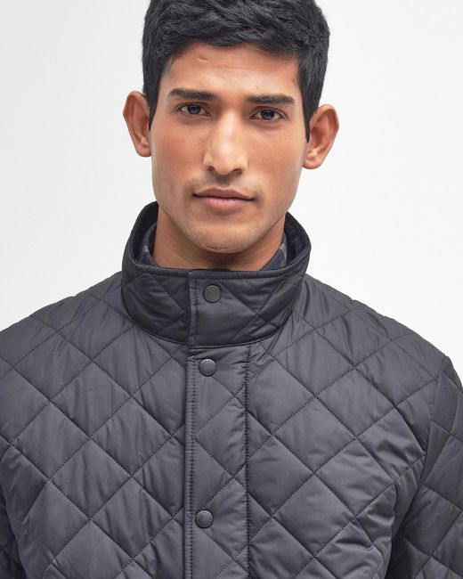 Barbour Gray Chelsea Sportsquilt Jacket for men