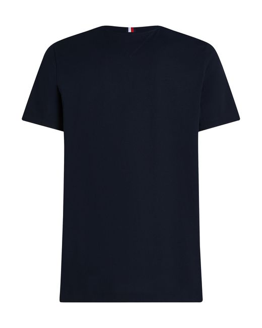 Tommy Hilfiger Blue Script Logo Tee for men