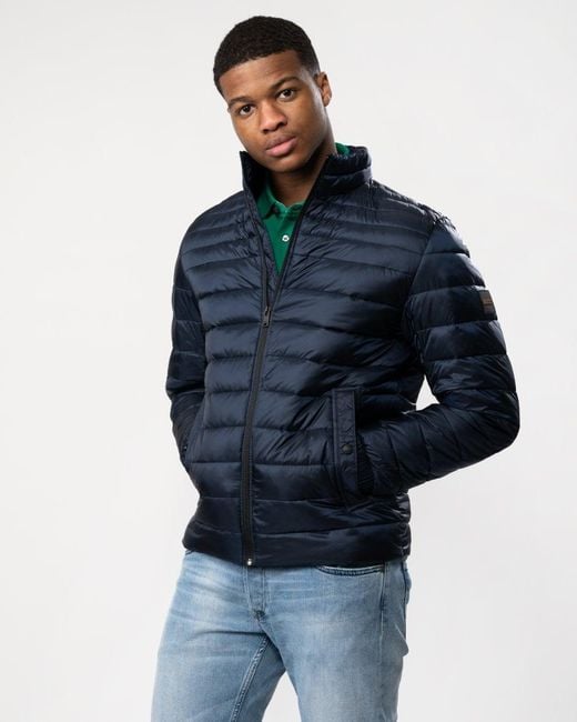 Boss Blue Oden 1 Lightweight Padded Jacket With Water-repellent Finish for men