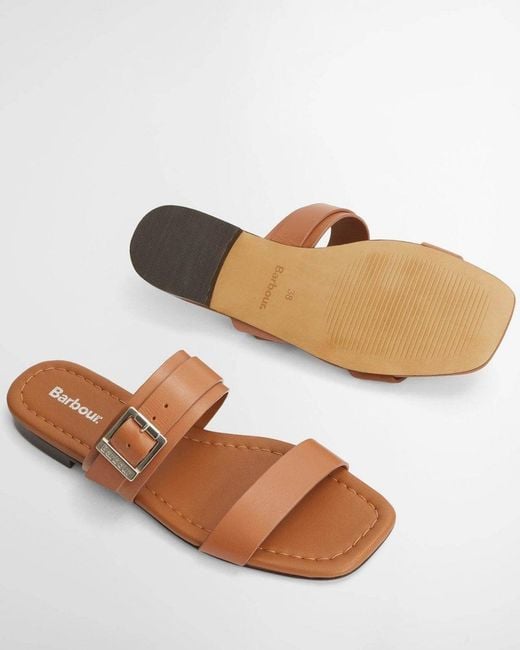 Barbour Brown Louise Sandals