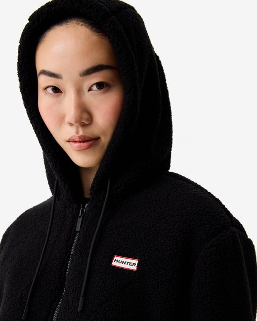 Hunter Black Bonelle Borg Fleece Jacket