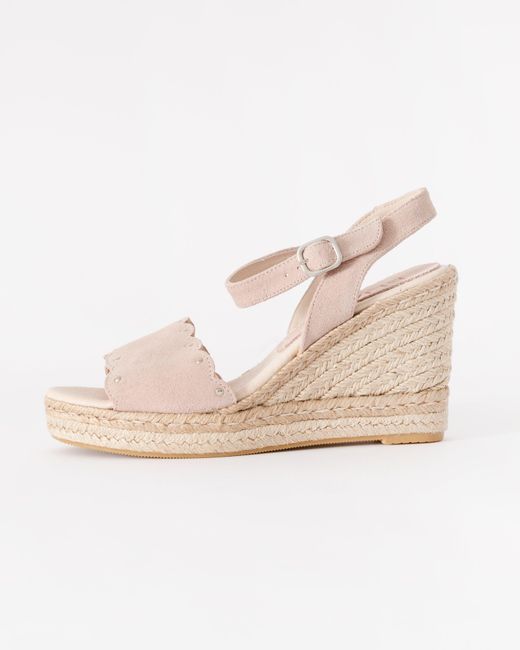 Elia B Pink Eliza Wedge Sandal