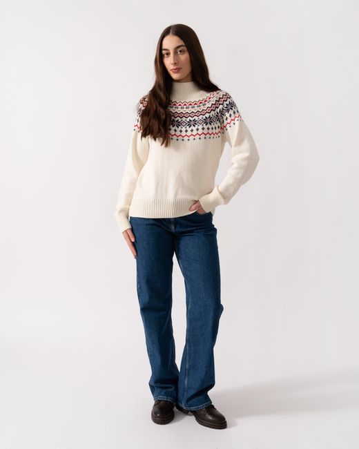 Joules White Alba Jumper