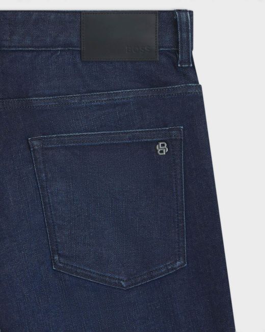 Boss Blue Delaware Slim-Fit Jeans for men